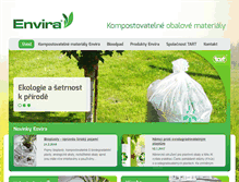 Tablet Screenshot of envira.cz